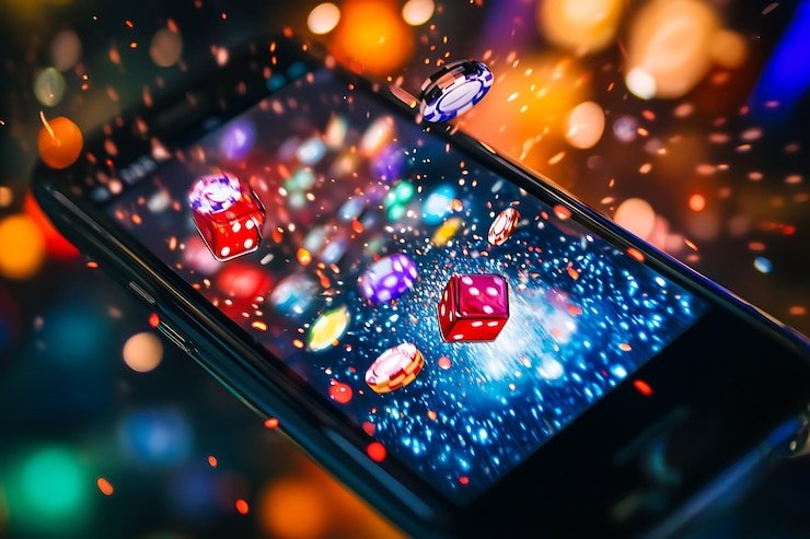 Antarmuka Ocean King di aplikasi mobile best188 menampilkan gulungan slot dengan simbol laut dan tombol putar